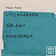 Utcasarkon sír egy Kisgyerek Single