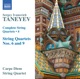 Taneyev Complete String Quartets Vol 4