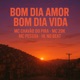 Bom Dia Amor Bom Dia Vida Single