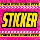 Sticker Single