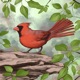 Northern Cardinal Single