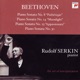 Beethoven Piano Sonatas No 8 Pathétique No 14 Moonlight No 23 Appassionata No 30 Rudolf Serkin The Art of Interpretation