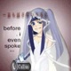 before i even spoke Single