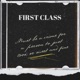 First Class Single