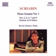 Scriabin Piano Sonatas Vol 1