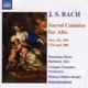 Bach Sacred Cantatas for Alto Nos 54 169 170 and 200