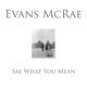 Say What You Mean feat Lowri Evans Tom McRae Single