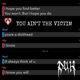 YOU AIN T THE VICTIM Single