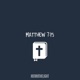 Matthew 7 15 Single