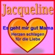Es geht mir gut Mama Herzen schlagen für die Liebe Jacqueline