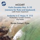 Mozart Violin Sonatas Nos 5 10 Versions for Flute Keyboard Andante K 315