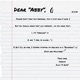 Dear Abby Single