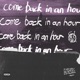 come back in an hour Single