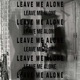 Leave Me Alone Single