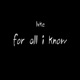 For All I Know Single