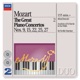 Mozart The Great Piano Concertos Nos 9 15 22 25 27