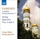 Taneyev Complete String Quartets Vol 1