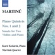 Martinů Piano Quintets Nos 1 2