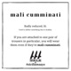 Mali Cumminati Freestyle Single