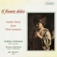 Il Flauto Dolce Italian Music from Three Centuries