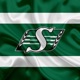 Green and White Single