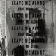 Leave Me Alone Single