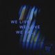We Live We Love We Fall Single