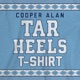 Tar Heels T Shirt Single