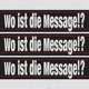 WO IST DIE MESSAGE Single
