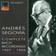 Guitar Recital Segovia Andres Complete Bach Recordings 1927 1955