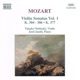 Mozart Violin Sonatas Vol 1 K 304 305 306 377