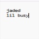 jaded Single