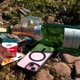 Flasche auf Single