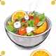 Orange Salad Single