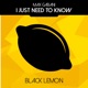 I Just Need to Know feat J Paes Single