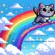Nyan Cat Happy Meme Party Single