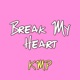 Break My Heart Originally Performed by Dua Lipa Karaoke Instrumental Single