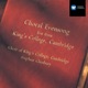 Choral Evensong live from King s College Cambridge