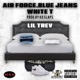 Air Force Blue Jeans White T Single