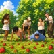 Strawberry feat Sinking Into Grass Single