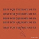 Best for the Both of Us Single