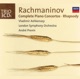 Rachmaninov Complete Piano Concertos Rhapsody On a Theme of Paganini