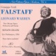Giuseppe Verdi Falstaff Opera In Three Acts
