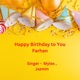 Happy Birthday To You Farhan Single