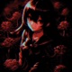 Crimson Flowers Under Moonlight Single