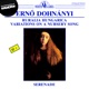 E Dohnányi Ruralia Hungarica Variations on a Nursery Song Serenade