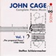 Cage Complete Piano Music Vol 1
