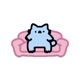 sofa cat Single