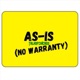 As Is No Warranty Single