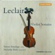 Leclair Violin Sonatas Nos 1 3 5 8